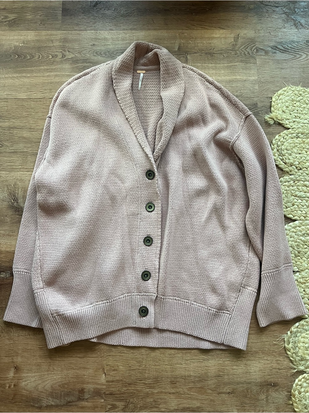 Free People Chamomile Cardi NWOT RT $168 Size Small Rose